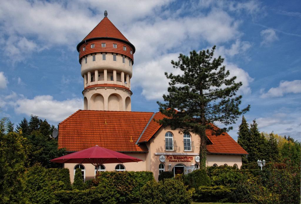Am Wasserturm Pension Bad Muskau Exterior foto
